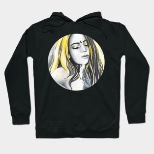 Divine Feminine Portrait ( Inktober 2 ) Hoodie